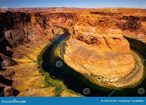 Canyon In Glen Canyon National Recreation Area Scenic Horseshoe Bend