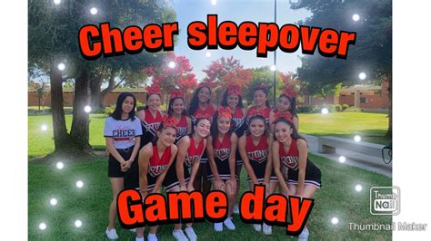 Cheer Sleepover~game Day Youtube