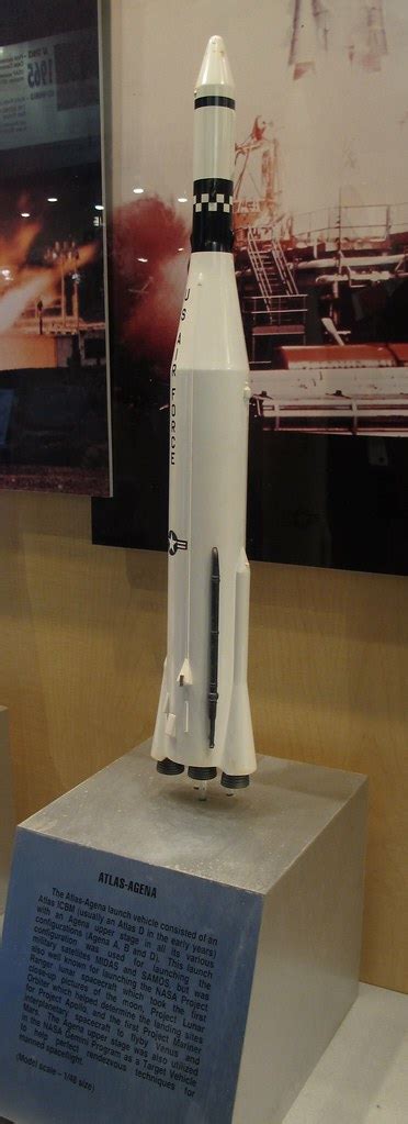 Atlas Agena Launch Vehicle Model Air Force Space And Missi Flickr