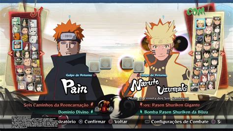Naruto Shippuden Ultimate Ninja Storm 4 Todos Os Personagens