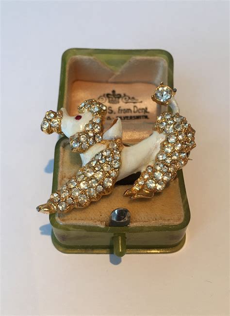 Vintage Poodle Brooch Poodle Brooch Poodle Pin Poodle Jewellery