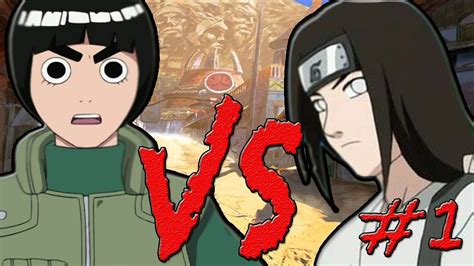 Naruto Generations Rock Lee Vs Neji Round 1 Youtube