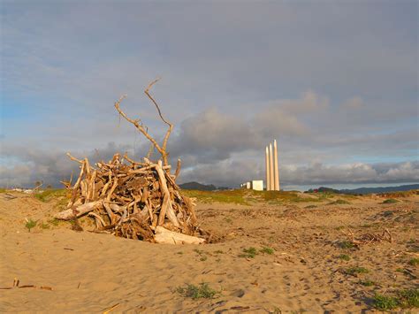 Dritwood And Smokestacks Morrow Beach California Flickr