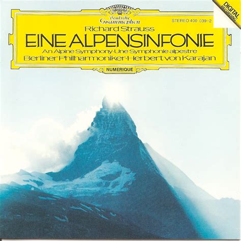 The First Pressing CD Collection Richard Strauss Eine Alpensinfonie
