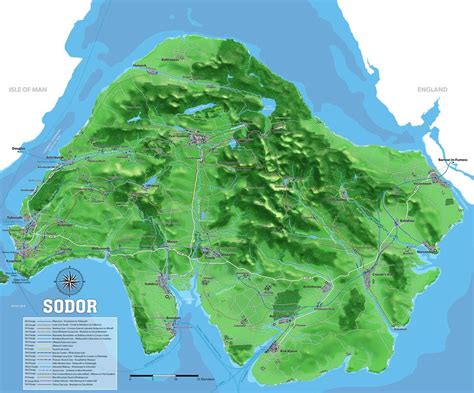 Map Of Sodor By Cartomanic On Deviantart Thomas And Friends