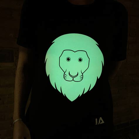 Lion Interactive Glow In The Dark T Shirt By Illuminated Apparel