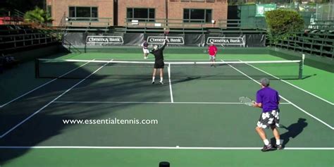 When it comes to tennis doubles, strategy and communication are key. Tennis Doubles Strategy - YouTube
