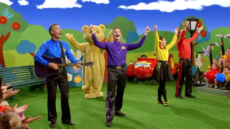 The video for this song was shot in early february and debuted on music channels in late march. The Wiggles - Rockabye Your Bear - YouTube