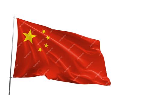 Premium Photo Waving Flag Of China Republic Of Asian Country Flag On