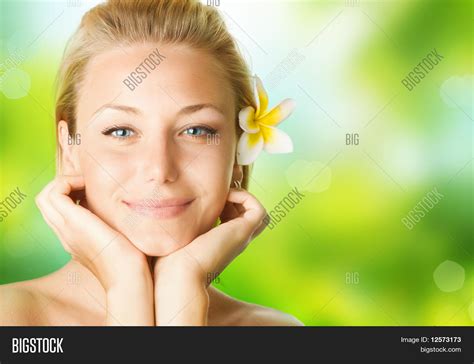 Spa Girl Over Nature Image And Photo Free Trial Bigstock