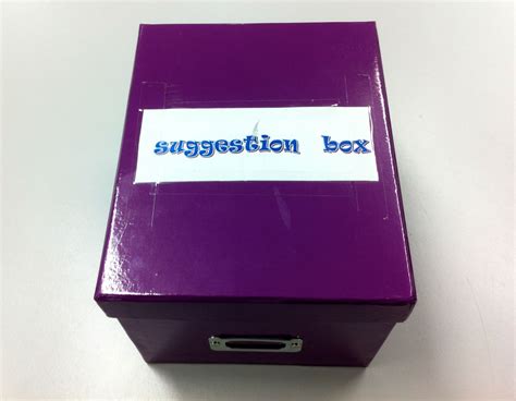 Rshs Moodle Suggestion Box
