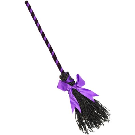 Glittered Witch Broom Purple 25 H3352366