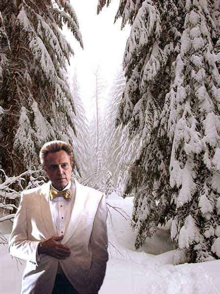 Walken In A Winter Wonderland Christopher Walken Walken Christmas Humor