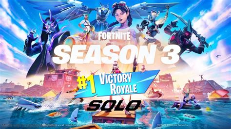 Fortnite First Season 3 Victory Royale Solo Youtube