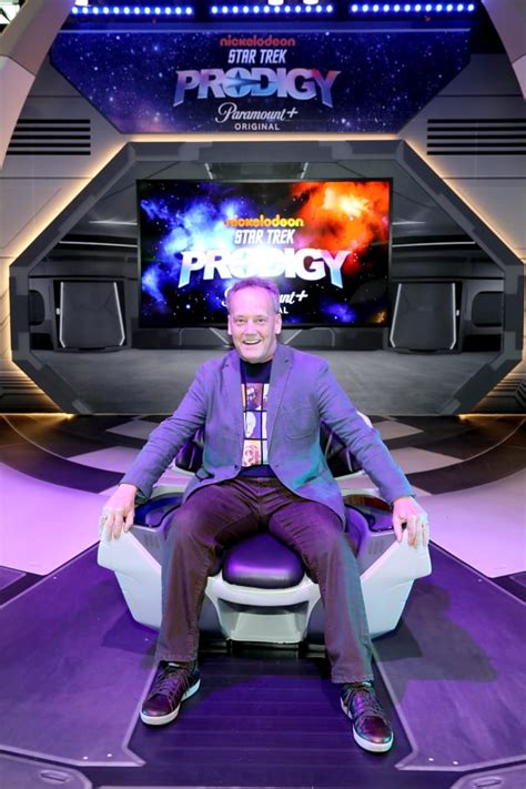 Dee Bradley Baker In The Captains Chair Star Trek Prodigy Tv Fanatic