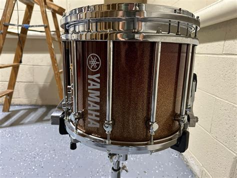 Yamaha 9300 Sfz Marching Snare Drum 14 X 12 In Ms 9314ch Gold Sparkle