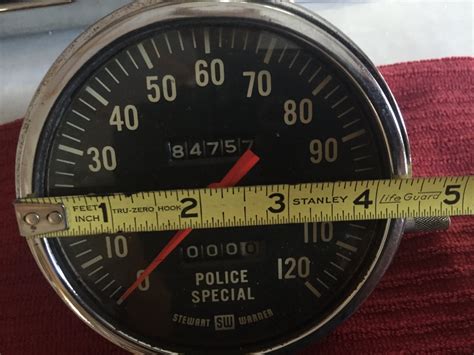 Stewart Warner Police Special Speedometer The Hamb