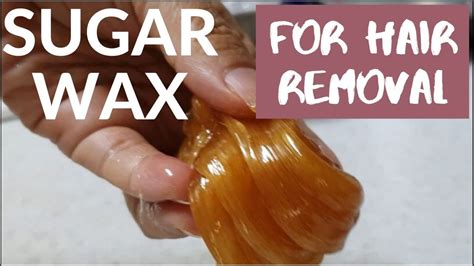 how to make your own sugar wax diy hair removal howto sugaring hairremovalhacks 슈가링 왁싱