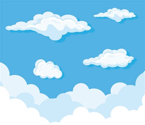 Clouds At Sky 4211743 Vector Art At Vecteezy