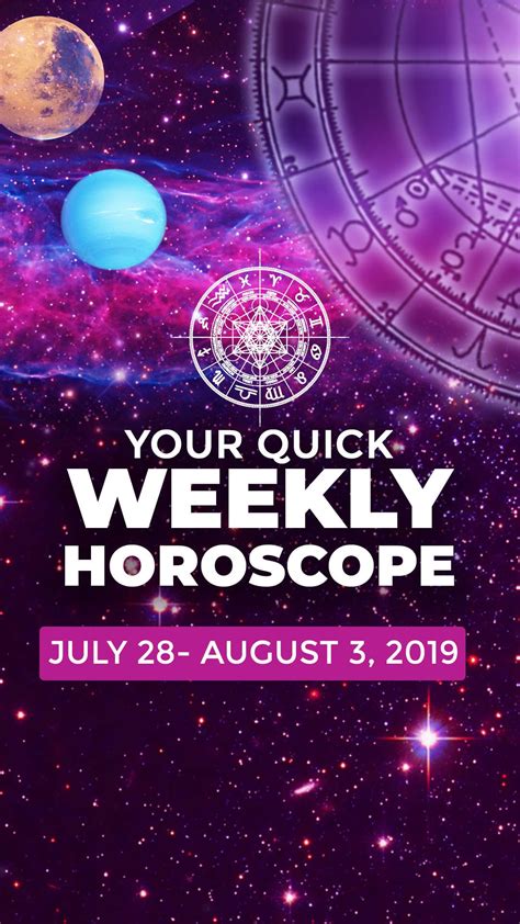 Your Weekly Horoscope July 28 August 3 2019 For Every Zodiac Sign