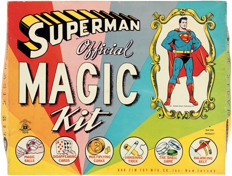 Hakes Superman Official Magic Kit Unused Boxed Set