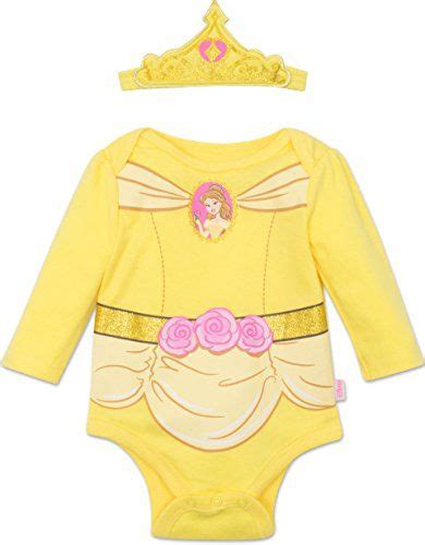 Disney Princess Belle Baby Girls Costume Long Sleeve Bod