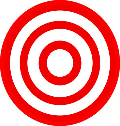 Red Target Board Png Free File Download Png Play