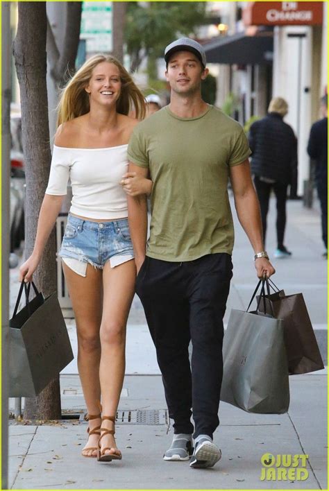 patrick schwarzenegger and girlfriend abby champion take an afternoon shopping trip hollywood