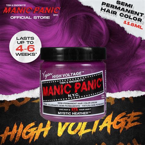 Manic Panic Classic High Voltage In Mystic Heather 118ml Shopee