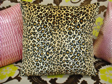 Leopard Print Throw Pillow Decorative Throw Pillow