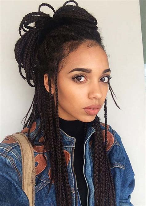 Never quite got to grips with how to do a french braid? 35 Awesome Box Braids Hairstyles You Simply Must Try ...