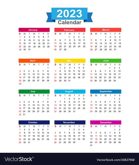 2023 Annual Calendar