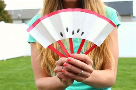 Diy Fruit Fans A Fun Kids Crafts A Girl And A Glue Gun