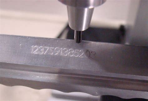 Metal Part Marking And Product Id Examples Dot Peen Marking Samples