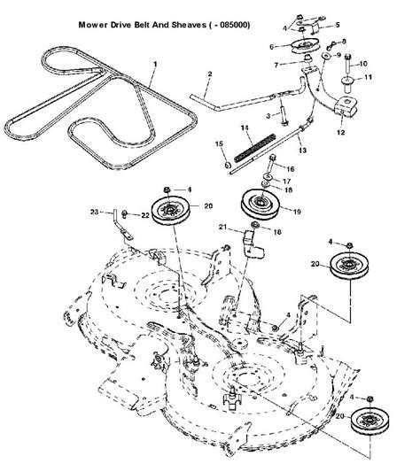 John Deere X300 Drive Belt Diagram