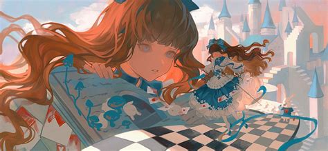 Alice In Wonderland Animal Baby Blue Blue Eyes Book Bow Building Dress