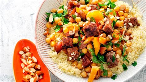 Add the peppers, beef, cumin, cinnamon. Moroccan Beef and Couscous Bowl | Giant Food
