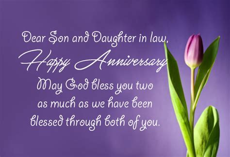65 Anniversary Wishes For Son And Daughter In Law Wishesmsg