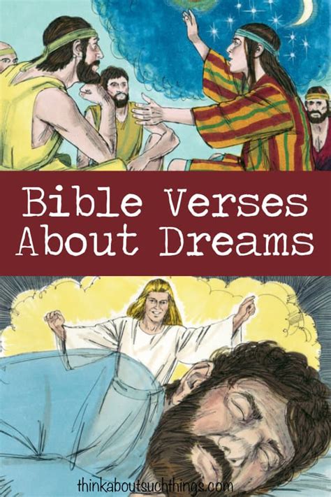 The Ultimate List Of Bible Verses About Dreams Think About Such Things