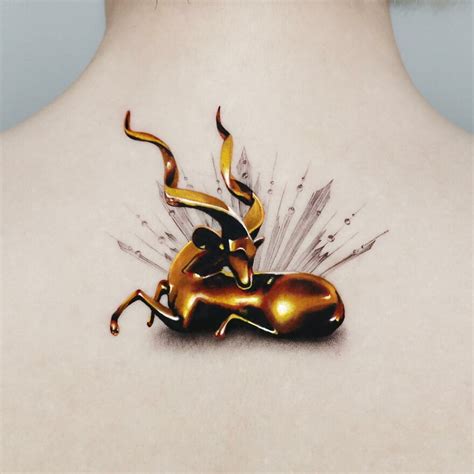 35 Dazzling Golden Tattoos By Manhattan Based Tattoo Artist