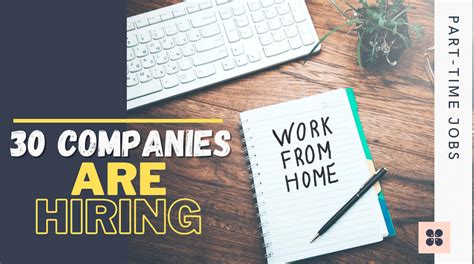30 Companies Are Hiring Part Time Work From Home Jobs Yesijob