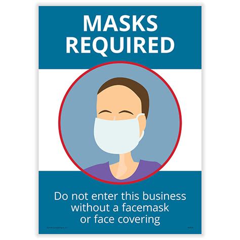 Cdc recommends that people wear masks in public settings, at events and gatherings, and anywhere they will be around other people. Masks Required Poster | HRdirect