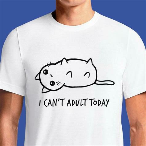 Funny Cat Shirts Graphic Cat Tees Parody T Shirts ÛÒ Osom Mens