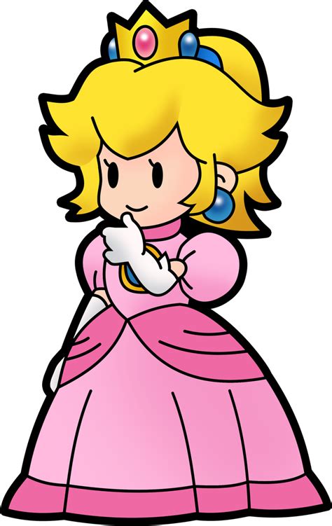 Paper Princess Peach By Fawfulthegreat64 On Deviantart Super Mario