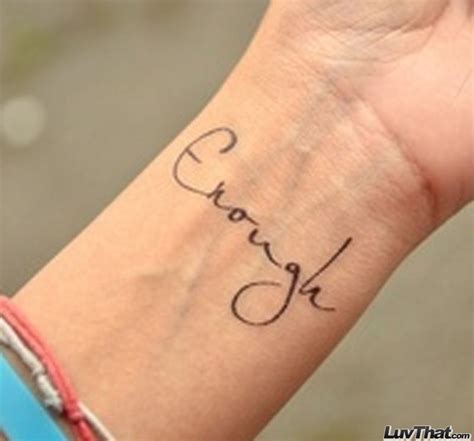 Maybe you would like to learn more about one of these? enough wrist tattoo nice font | Wrist tattoos for women ...