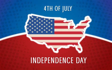 4th July Independence Day Usa America United States Holiday Flag Poster