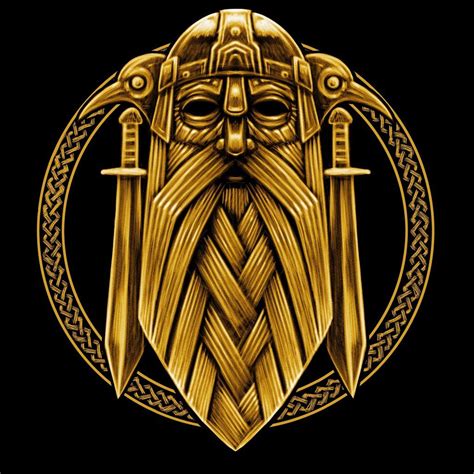 Odin The Wanderer Arte Vikingo Símbolos Nórdicos Símbolos Vikingos