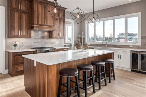 Walnut kitchen cabinets, kitchen countertops, dark cabinets, maple cabinets, dark counters, kitchens with cherry cabinets, dark granite does your answer for walnut countertop kitchen pictures come with coupons or any offers? Walnut & White Kitchen in 2020 | Walnut kitchen cabinets ...