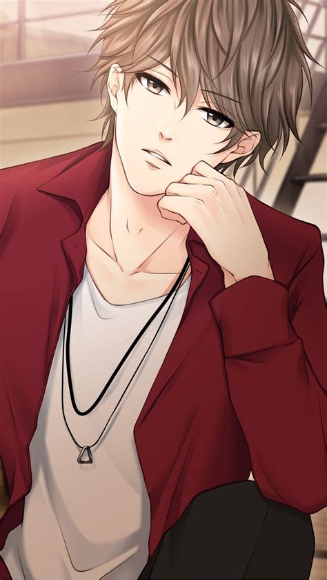 Pin By Iris On Voltage Inc Otome Games Anime Anime Boy Brown Hair