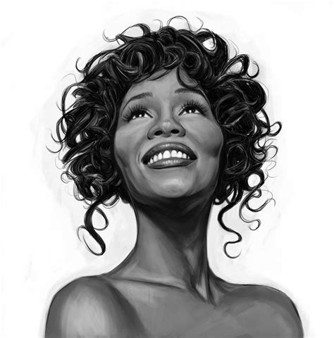 Whitney Houston By Mark Hammermeister Whitney Houston Black Girl Art Whitney